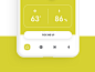 VW ID Buzz App ux ui app design vehicle autonomous auto self driving climate control material temperature mobile android