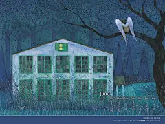 几米漫画风格卡通桌面壁纸-55壁纸大全 www.bz55.com