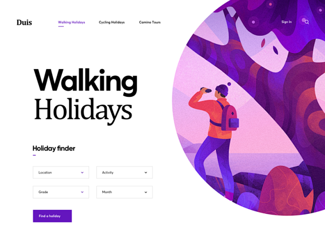 Walking Holidays Web...