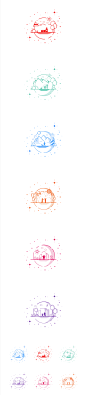 【单色点线设计】火柴人的生活方式-UI中国-专业界面交互设计平台