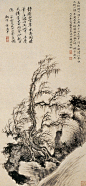 吴湖帆——仿《恽寿平山水》【高柯修竹，倡于玉局，专于丹丘，此中消息，明清以来，惟文衡山、恽东园两家，堪称接武，余子碌碌，瞠乎远矣。丙子春三月，临南田真迹并题】山水小景 立轴欣赏 | 
吴湖帆(1894-1968)初名翼燕，字遹骏，后更名万，字东庄，又名倩，别署丑簃，号倩庵，书画署名湖帆。吴大澄嗣孙。与吴待秋、吴子深、冯超然并称为“三吴一冯”。收藏宏富，善鉴别、填词。工山水，亦擅松竹芙蕖。在中国绘画史上意义已远超出他作为一名山水画家的意义。