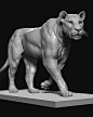 Big Feline Study, Antonio Esparza : Lion anatomy study doing for the #sculptityourself by RafGrassetti 

20h