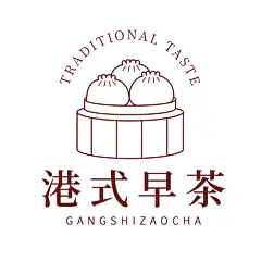 小吃快餐品牌宣传LOGO简约微信头像