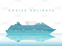 留白,邮轮,白色背景,白色,夜晚,旅途,文字,华贵,太空,度假