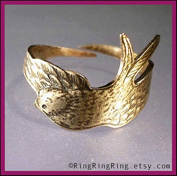 Bird ring jewelry, A...