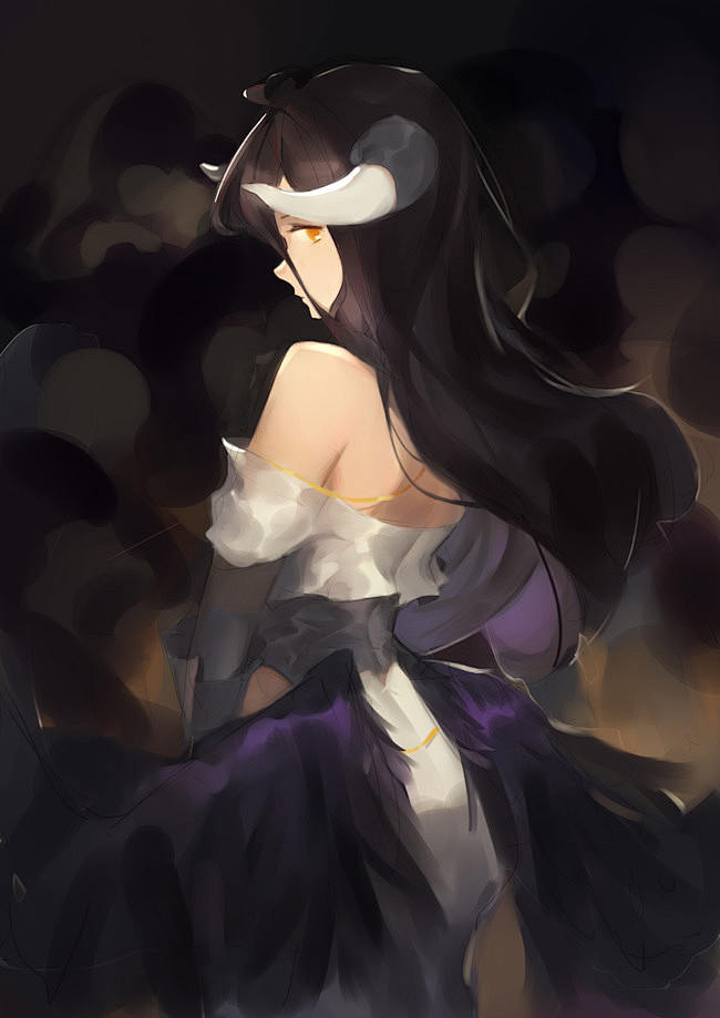 overlord雅儿贝德同人图插画壁纸雅儿贝德半次元第一中文cos绘画小说