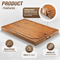 Amazon.com: TIDITA Acacia Noodle Board for Gas Stovetop - Wood Stove Top Covers for Electric Stove - Stove Top Covers for Gas Burners - Wooden Kitchen Sink Cover for Counter Space & Decorative Tray (30" x 22"): Home & Kitchen