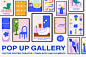 Pop Up Gallery Vector Poster Creator :: Behance