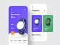 Elgrave Ecommerce App Design category clean ui clean fashion app fashion brand product gallery mobile ecommerce shop purple watch app ui app card simple design ux ui