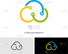 云的LOGO-花瓣网|陪你做生活的设计师 | 云logo1