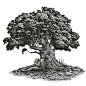 graphic art tree : Character Design, Drawing, Illustration 