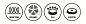 Induction icon, ceramic, gas and electric cooking 
