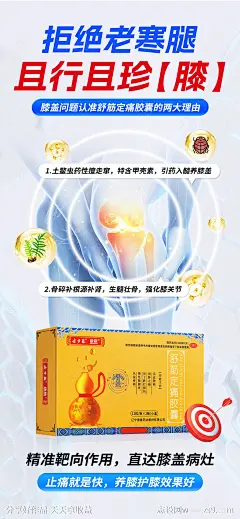 风湿骨病腰腿疼痛药品海报-源文件-志设网-zs9.com