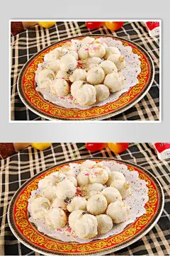 精致小吃元宵汤圆图片