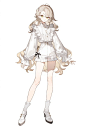 白 洋装 oc服设 ootd - 小红书