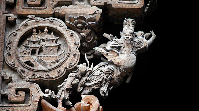 中国传统建筑之美：雕梁画栋的古建筑