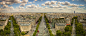 Photograph Looking Down Champs-Élysées by Trevor Sherwin on 500px