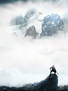 男频仙侠封面底图素材