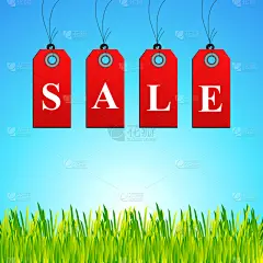 天空,赛尔,草地,春天,标志,贺卡,无人,绘画插图,符号,标签