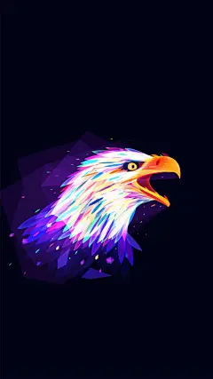 炫彩创意插画高清手机壁纸