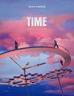 设计灵感分享NO.140｜⏰时间流逝创意海报设计 - 小红书