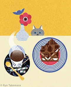 我喜欢的插画 | 日本插画师 Ryo Takemasa : Hello, 分享一位来自日本的插画大师～ Ryo Takemasa，日本插画师。 Ryo Takemasa曾经尝试各种技术，从水彩到木版画到漫画。在大学里发现了自己现在的风...