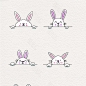 插画兔子