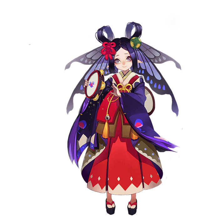 《阴阳师》手游式神录_式神蝴蝶精_蝴蝶精...