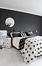 Via My Scandinavian Deko | Bedroom | Black and White | Stylizimo's Nina's house