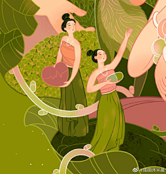 插画师馨予采集到插画师-宋晨