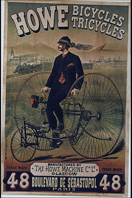 自行车复古海报