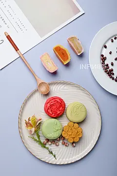 月饼 糕点创意海报拍摄