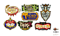 Bierzerkers Branding and UI, David Kegg : Bierzerkers Game Logo, Achievement Icons and Beer Signage