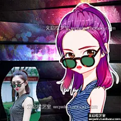 q版头像真人照片转变卡通漫画插画手绘二次元人物形象设计制作YY-淘宝网