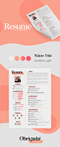 Resume projects | Behance 上的照片、视频、徽标、插图和品牌