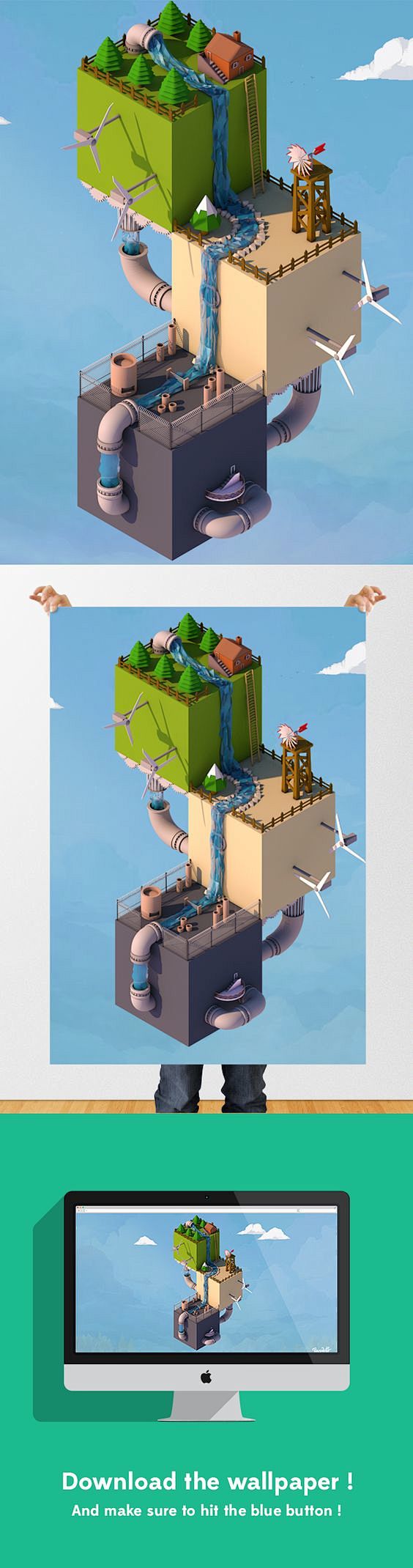 Isometric Low Poly W...