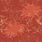 Seamless Pattern with Flowers Sketches. Hand drawn