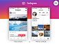 Instagram Feed & Profile Screen