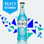 RIO/锐澳 步步惊情瓶装蓝玫瑰味 威士忌 鸡尾酒 预调酒 果酒 洋酒