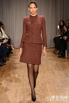 情谜蜂腰 Zac Posen 2014秋冬纽约时装周秀场