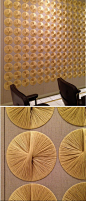 Sheila Hicks’s fabric murals 1967 made for the Ford Foundation in New York in collaboration with Warren Platner - the murals were restored in 2014