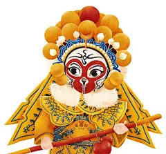 每日插画推荐 绘制的京剧人物。via：夜游的鹤 ​​​​