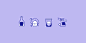 Icon icon set stickers icons line vector iconography ILLUSTRATION  cute line icons