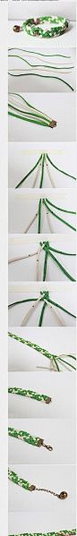 常见简单五股皮绳编织的宽手镯 手链 手绳…