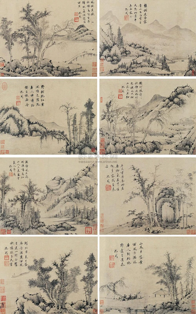 沈周——人物山水 册页欣赏 | 明|沈周(1427～1509)字启南，号石田、白石翁、玉田生、有居竹居主人等，长洲 (今江苏苏州)人。明代中期 ...