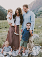 Mountainside Family Photos in Utah filled with adorable moments and super cute outfits – Inspired By This: