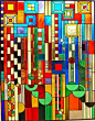 Voss Studio - Frank Lloyd Wright stained glass: 
