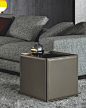 As well as the more expansive versions of the Side table, this unique design from Rodolfo Dordoni is also available as a smaller, elegant side table. Like all of the Minotti range, its height is perfectly suited to be combined with any of our seating syst