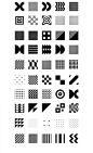 100款个性时尚黑白图案几何图形线条底纹包装纹理背景AI矢量素材-淘宝网