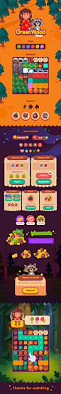 game gameart UI UI/UX art Character design  game design  user interface casual puzzle